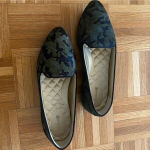 Birdies The Starling camo calf hair, size 8